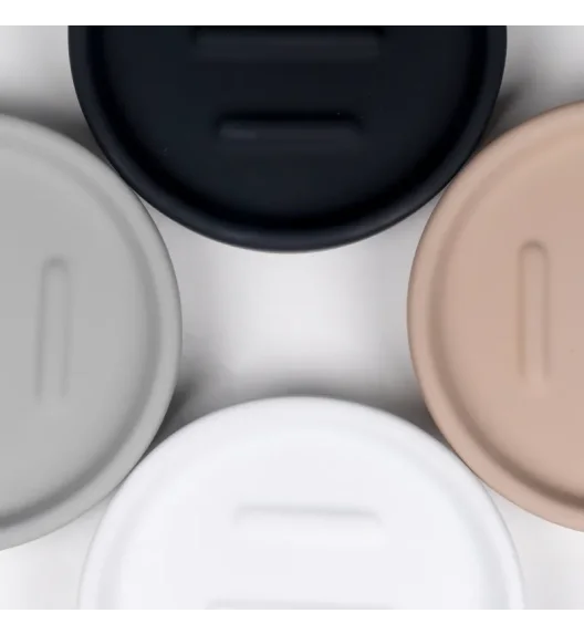 KELA | Sana | mydelniczka, ceramika gumowana, śred. 11,5 x 3 cm, beżowa