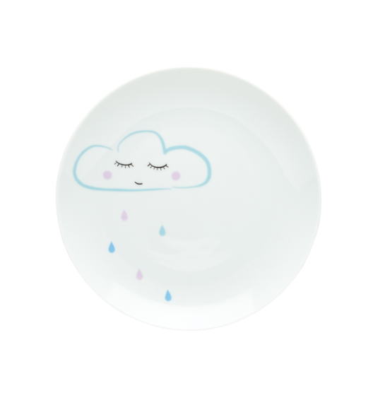 LUBIANA KIDS CHMURKA 9345 | Komplet obiadowy dla dzieci 3 el / porcelana