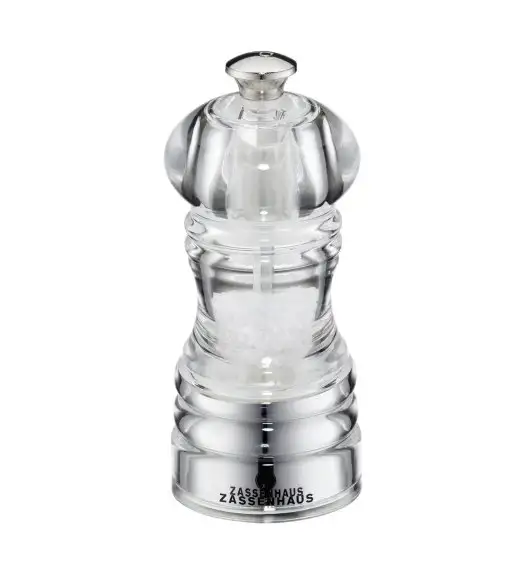 ZASSENHAUS | Berlin | młynek do soli akrylowy śred. 5,2 cm x 12 cm