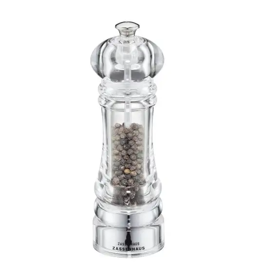 ZASSENHAUS | Berlin | młynek do pieprzu akrylowy śred. 5,8 cm x 18 cm