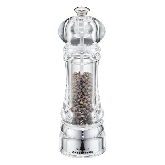 ZASSENHAUS | Berlin | młynek do pieprzu akrylowy śred. 5,8 cm x 18 cm