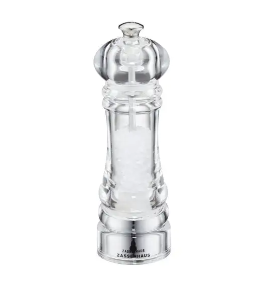 ZASSENHAUS | Berlin | młynek do soli akrylowy śred. 5,8 cm x 18 cm