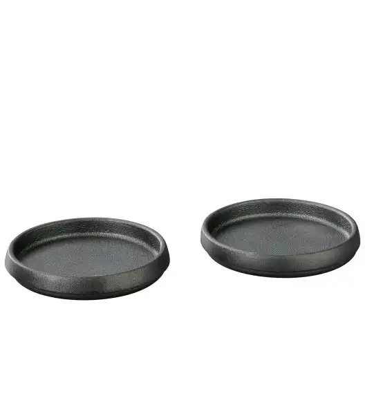 ZASSENHAUS | podstawki pod młynki, 2 szt., żeliwo, śred. 9 cm, na młynki o średnicy do 7,5 cm