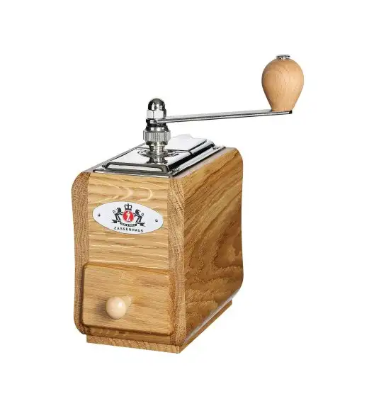 ZASSENHAUS | Santiago | młynek do kawy, 9 x 14 x 20 cm, 30 g, drewno dębowe