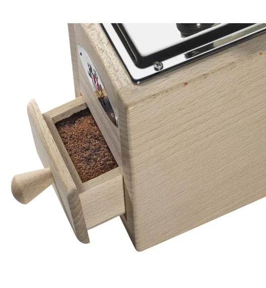 ZASSENHAUS | Santiago Eco | młynek do kawy, drewno bukowe, 20 x 9 x 14 cm