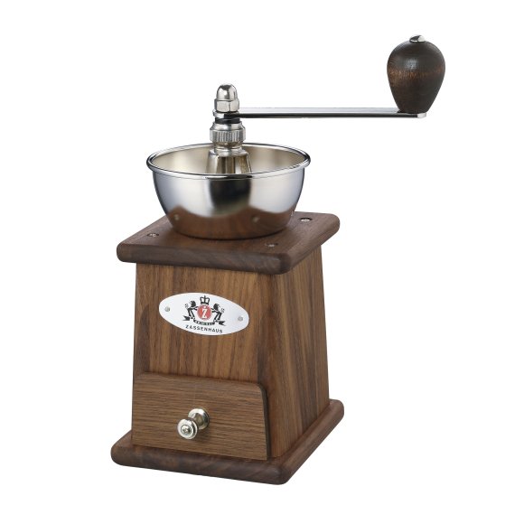 ZASSENHAUS | Santos | młynek do kawy, 11,5 x 10,5 x 23,5 cm, 70 g, drewno orzechowe