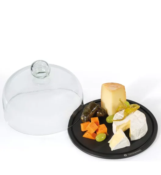 ZASSENHAUS | Comfort Plus | deska do sera z pokrywą, laminat włókna drzewnego/szkło, śred. 23 x 15,5 cm