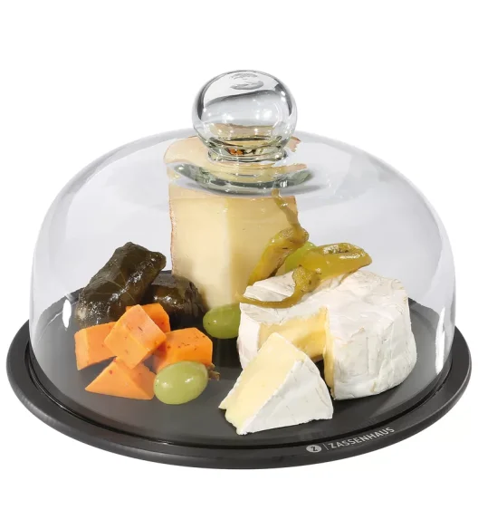 ZASSENHAUS | Comfort Plus | deska do sera z pokrywą, laminat włókna drzewnego/szkło, śred. 23 x 15,5 cm