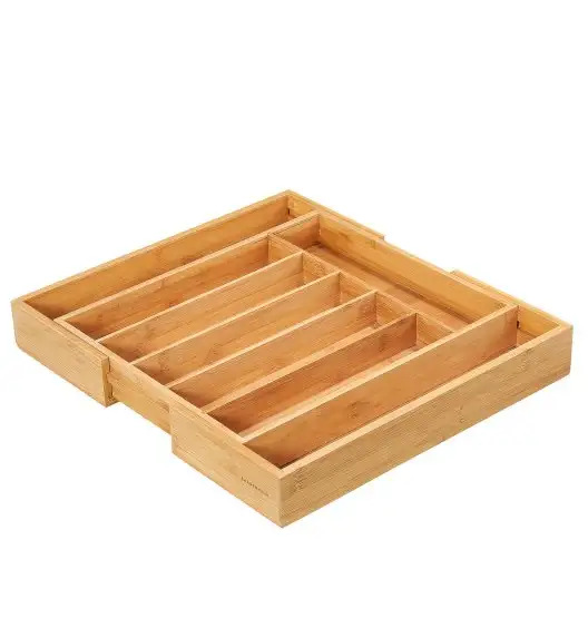 ZASSENHAUS | wkład na sztućce, rozsuwany, 34,5-47,5 x 40,5 x 6 cm, bambus