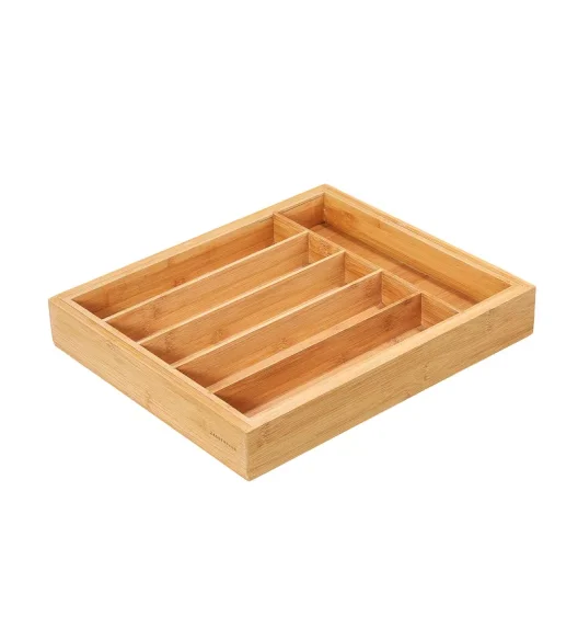 ZASSENHAUS | wkład na sztućce, rozsuwany, 34,5-47,5 x 40,5 x 6 cm, bambus
