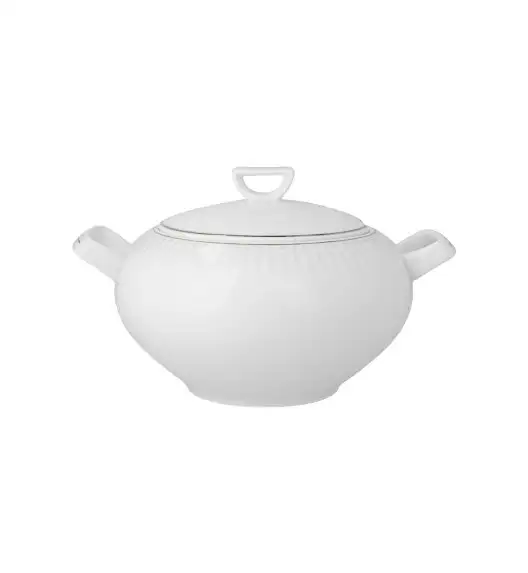 CHODZIEŻ YVONNE H109 PLATYNOWA Waza 3 l / porcelana