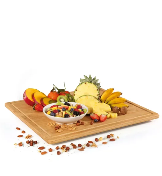 ZASSENHAUS | duża deska do krojenia, bambus, 56 x 50 x 3,5 cm