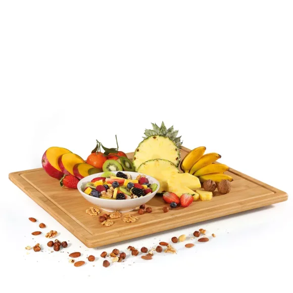 ZASSENHAUS | duża deska do krojenia, bambus, 56 x 50 x 3,5 cm