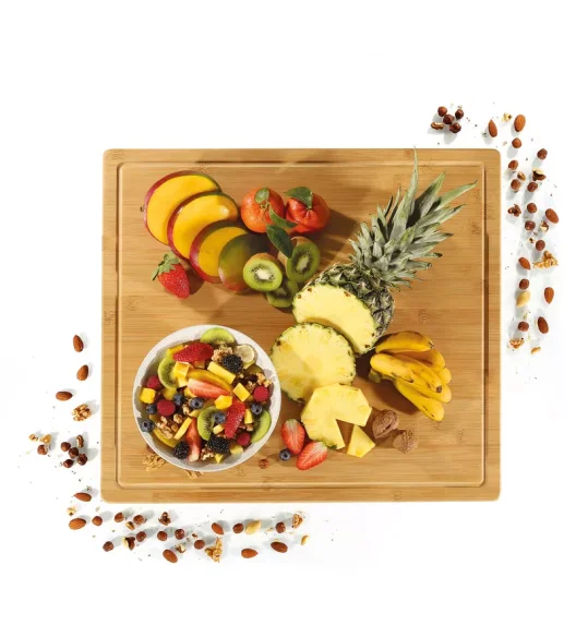 ZASSENHAUS | duża deska do krojenia, bambus, 56 x 50 x 3,5 cm