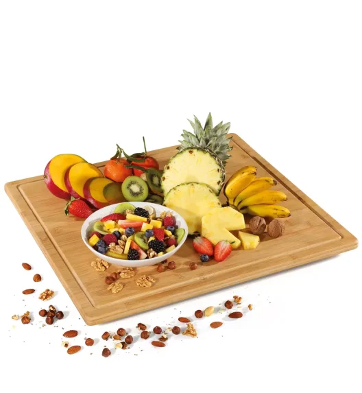 ZASSENHAUS | duża deska do krojenia, bambus, 56 x 50 x 3,5 cm