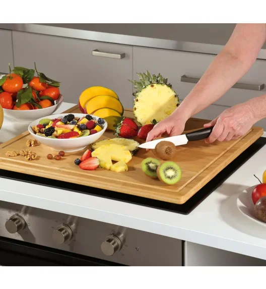 ZASSENHAUS | duża deska do krojenia, bambus, 56 x 50 x 3,5 cm