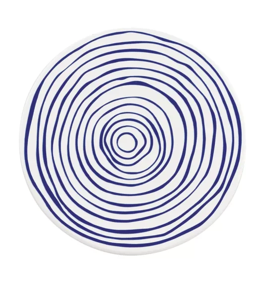 ZASSENHAUS | Nordic | podkładka pod szklankę, ceramika/korek, śred. 11 cm, kręgi