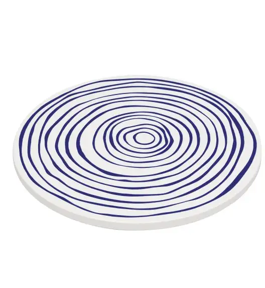 ZASSENHAUS | Nordic | podkładka pod gorące naczynia, ceramika/korek, śred. 20 cm, kręgi