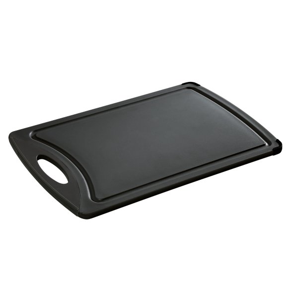 ZASSENHAUS | Easy Cut | deska do krojenia, tworzywo sztuczne, 38 x 25 cm, czarna