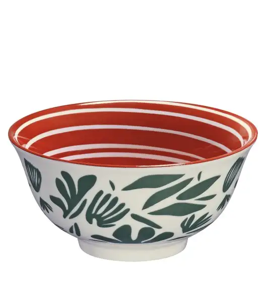 CILIO | Amici | miseczka, porcelana, śred. 15,5 cm, 0,5 l, liście