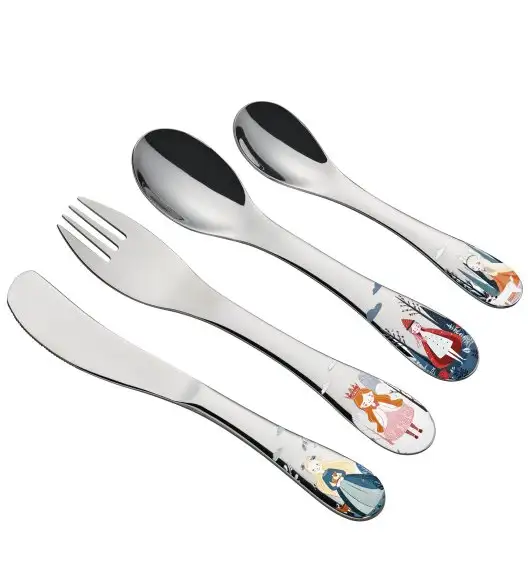 CILIO | Princess | sztućce dla dzieci, 4 el.