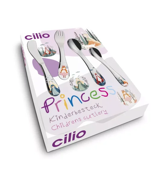 CILIO | Princess | sztućce dla dzieci, 4 el.