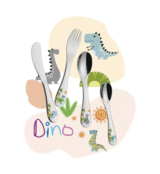 CILIO | Dino | sztućce dla dzieci, 4 el.