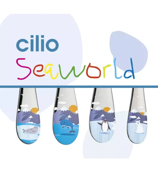 CILIO | Seaworld | sztućce dla dzieci, 4 el.