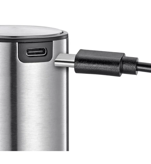 CILIO | Brunello | korkociąg elektryczny ładowany przez USB, stal nierdzewna, śred. 5 x 21 cm