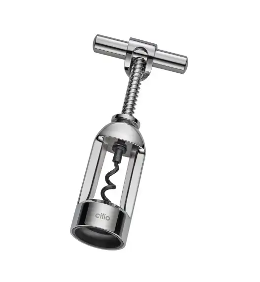 CILIO | Tradizione | korkociąg, chromowany metal, 14 cm