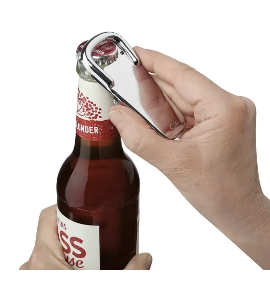 CILIO | Multiplo | otwieracz do butelek, chromowany metal, 8,5 cm