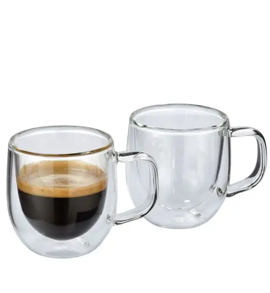 CILIO | Veneto | szklanki do espresso, 2 szt., szkło borokrzemowe, 0,08 l, śred. 6 x 6,5 cm