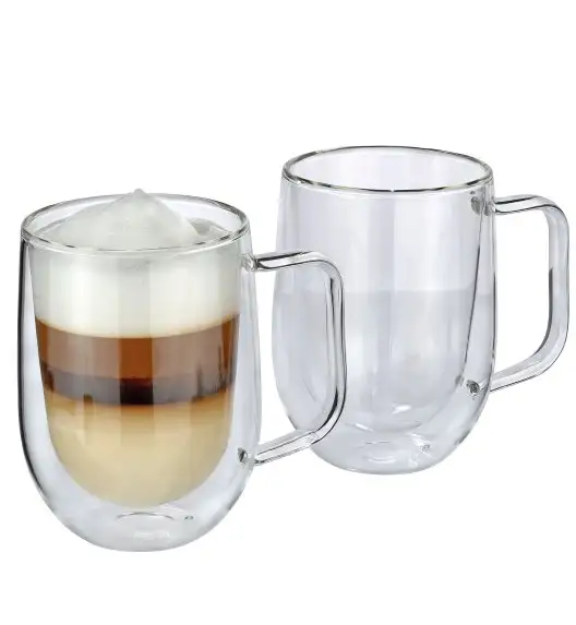 CILIO Veneto Szklanki do latte macchiato, 2 szt., szkło borokrzemowe, 0,3 l, śred. 8,5 x 12 cm
