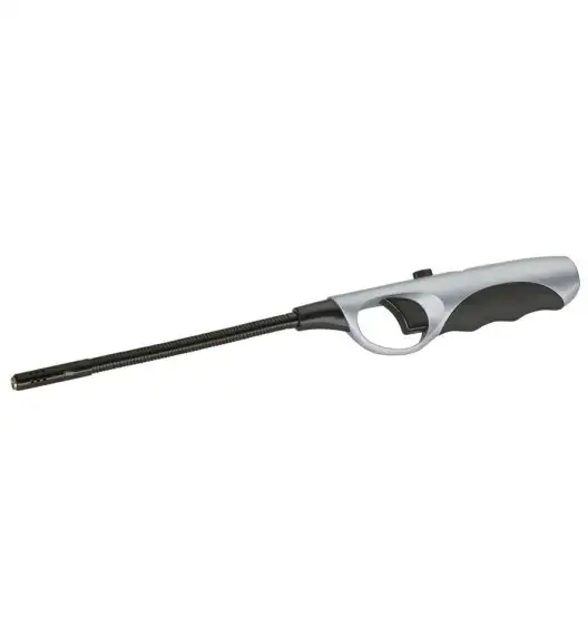 CILIO | Flexi Turbo | zapalarka gazowa, elastyczna szyjka, dł.35 cm, srebrna