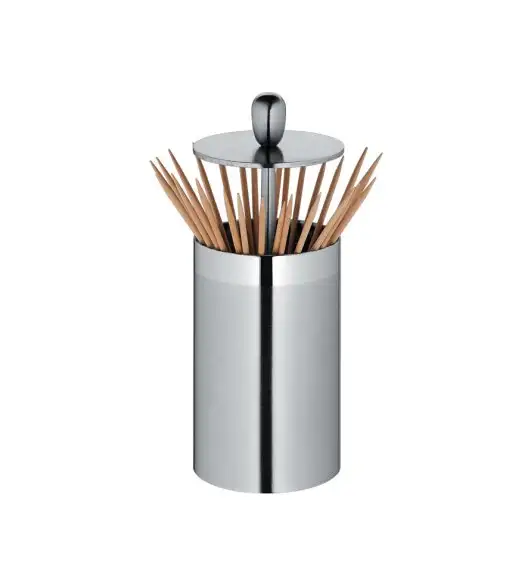 CILIO | podajnik / pojemnik do wykałaczek, śred. 5,5x10 cm / stal nierdzewna