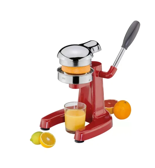 CILIO | Positano | wyciskacz do cytrusów, 25 x 23 x 23 cm, czerwony
