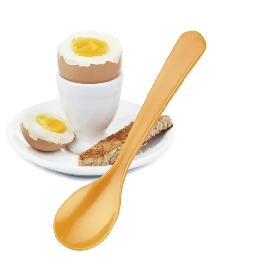 CILIO | Colore | łyżeczka do jajek, 12 cm, tworzywo sztuczne, pomarańczowa