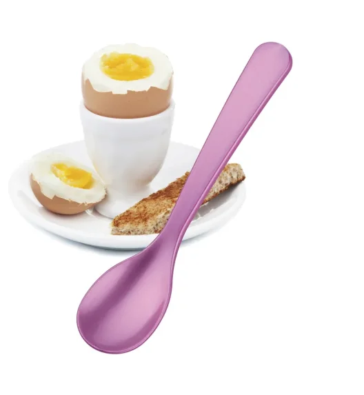 CILIO | Colore | łyżeczka do jajek, 12 cm, tworzywo sztuczne, różowa