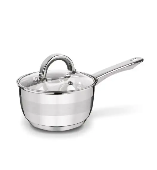 WYPRZEDAŻ! TADAR ROGER Komplet garnków nierdzewnych 12 el z patelnią non stick (BRAK PATELNI = 10 EL) / indukcja