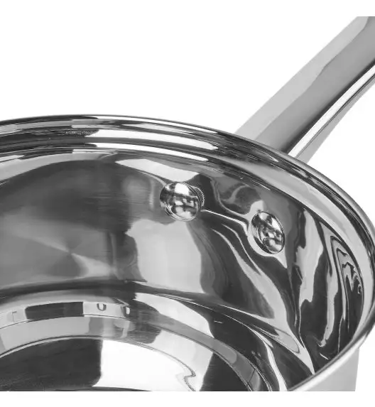 WYPRZEDAŻ! TADAR ROGER Komplet garnków nierdzewnych 12 el z patelnią non stick (BRAK PATELNI = 10 EL) / indukcja