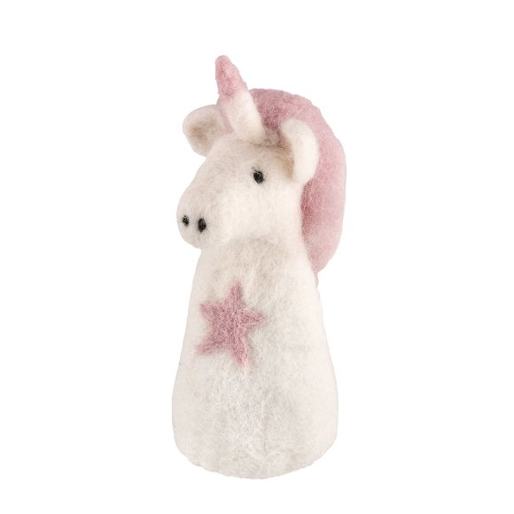 CILIO | Lana | ogrzewacz na jajko, owcza wełna, wys. 13 cm, jednorożec