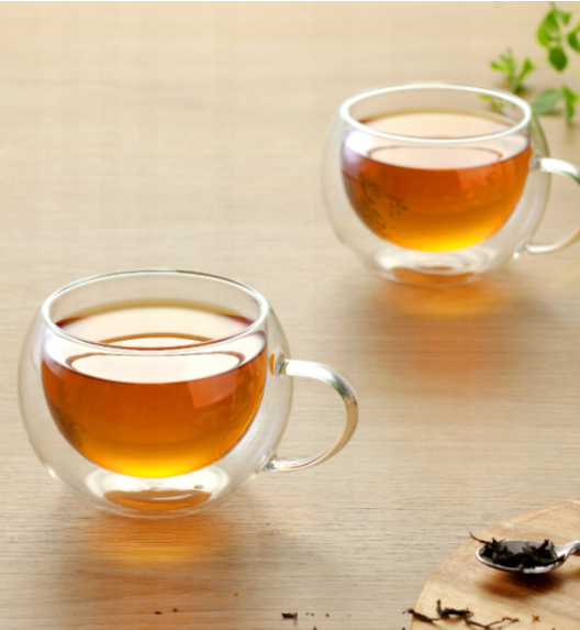 MG HOME | RENZA Zestaw 2 filiżanek termicznych z uchem 300 ml