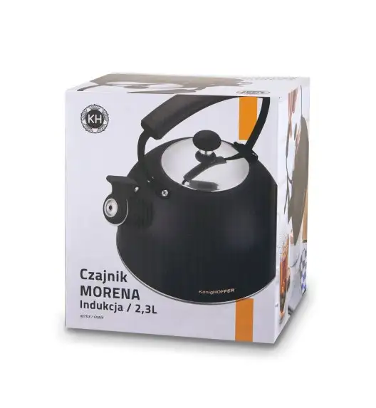KONIGHOFFER MORENA CZAJNIK CZARNY 2,3 L INDUKCJA