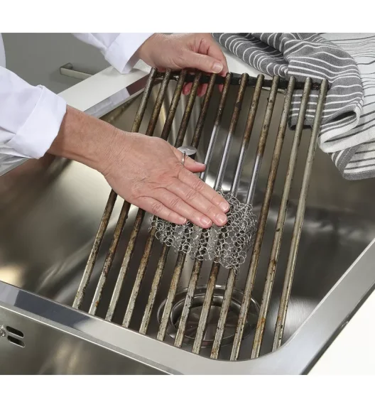 KÜCHENPROFI | BBQ | myjka stalowa, 14 x 12 cm