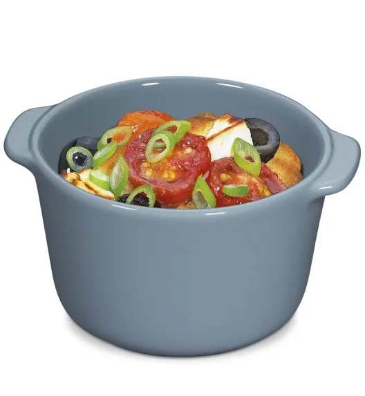 KÜCHENPROFI | Porto | miseczki żaroodporne, 2 szt., ceramika, 0,2 l, śred. 9 x 5,5 cm, niebieskie
