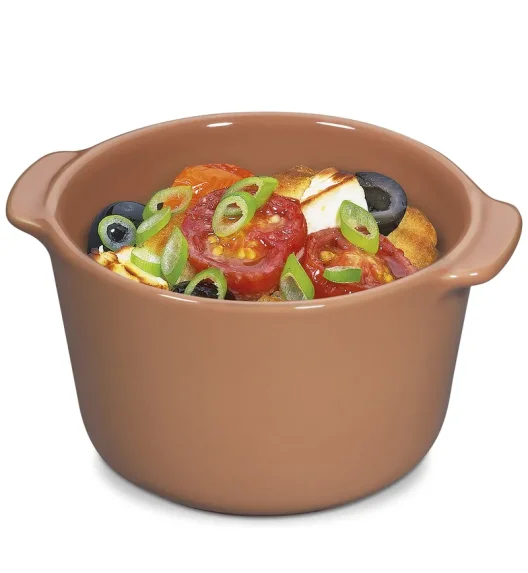 KÜCHENPROFI | Porto | miseczki żaroodporne, 2 szt., ceramika, 0,2 l, śred. 9 x 5,5 cm, koralowe