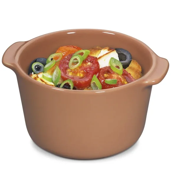KÜCHENPROFI | Porto | miseczki żaroodporne, 2 szt., ceramika, 0,2 l, śred. 9 x 5,5 cm, koralowe