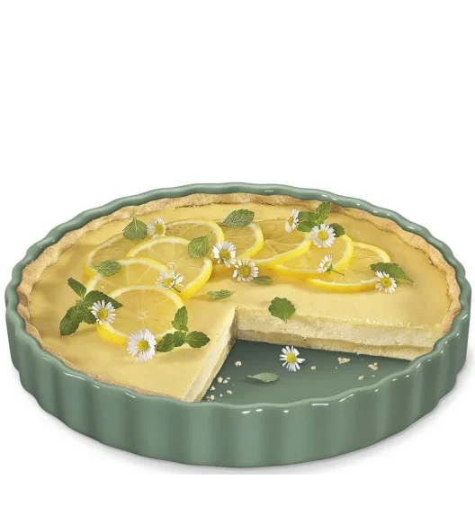 KÜCHENPROFI | Porto | forma do tarty, ceramika, 27 cm, zielona