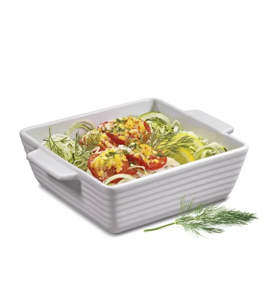 KÜCHENPROFI | Burgund | brytfanna porcelanowa, kwadratowa, 15 x 15 x 5 cm