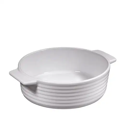 KÜCHENPROFI | Burgund | brytfanna porcelanowa, okrągła, śred. 16 x 5 cm, 0,7 l, biała